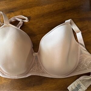Elegant Bali  Beige Lace Bra Lace underwire adjustable straps sz 40